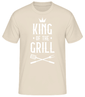 King Of The Grill - T-shirt standard Homme - Crème - Devant