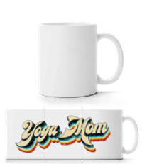 Yoga Mom Momlife - Panoramatasse - Weiß - Vorne