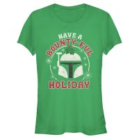 Star Wars - Boba Fett Bountyful Holiday - Christmas - Women's T-Shirt - Kelly green - Front