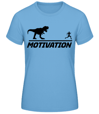 Motivation - Dámske basic tričko - Svetlo modrá - Predné