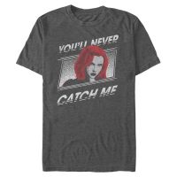 Marvel - Black Widow - Black Widow Never Catch Me - Men's T-Shirt - Heather anthracite - Front