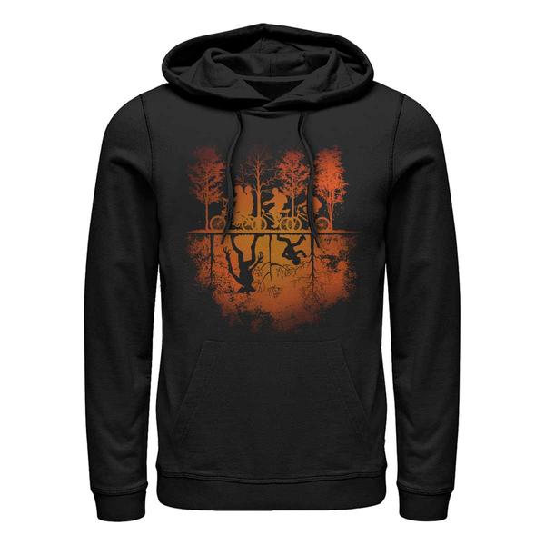 Vorschau: Netflix - Stranger Things - Skupina Upside Down Pumpkin - Halloween - Unisex Hoodie - Schwarz - Vorne