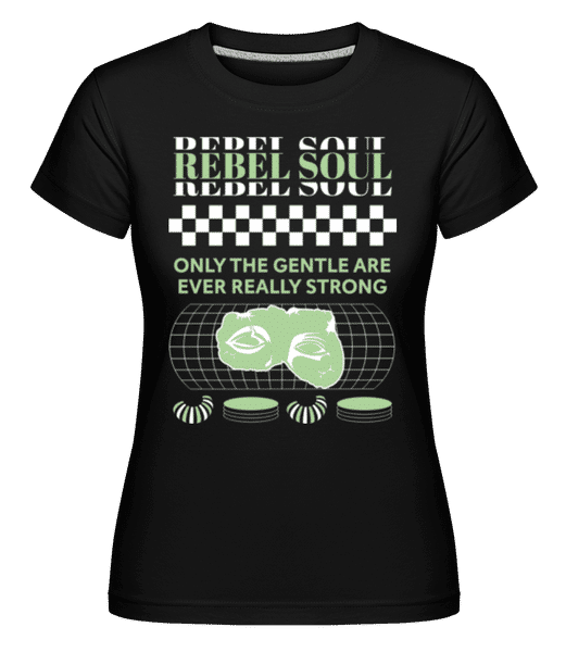 Aperçu: Rebel Soul -  T-shirt Shirtinator femme - Noir - Devant