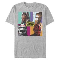 Star Wars - The Clone Wars - Clone Wars Clone Wars Pop - Men's T-Shirt - Heather grey - Front