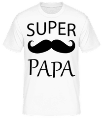 Super Papa Mustache · T-shirt homme B&C