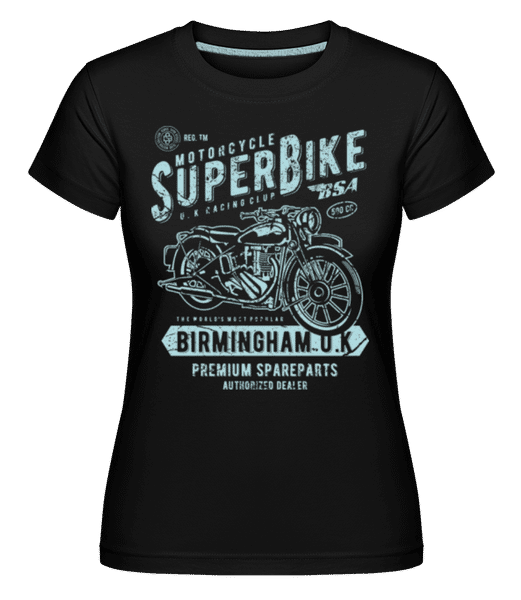 Aperçu: Super Bike -  T-shirt Shirtinator femme - Noir - Devant