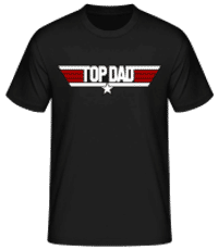 Top Dad - Männer Basic T-Shirt - Schwarz - Vorne