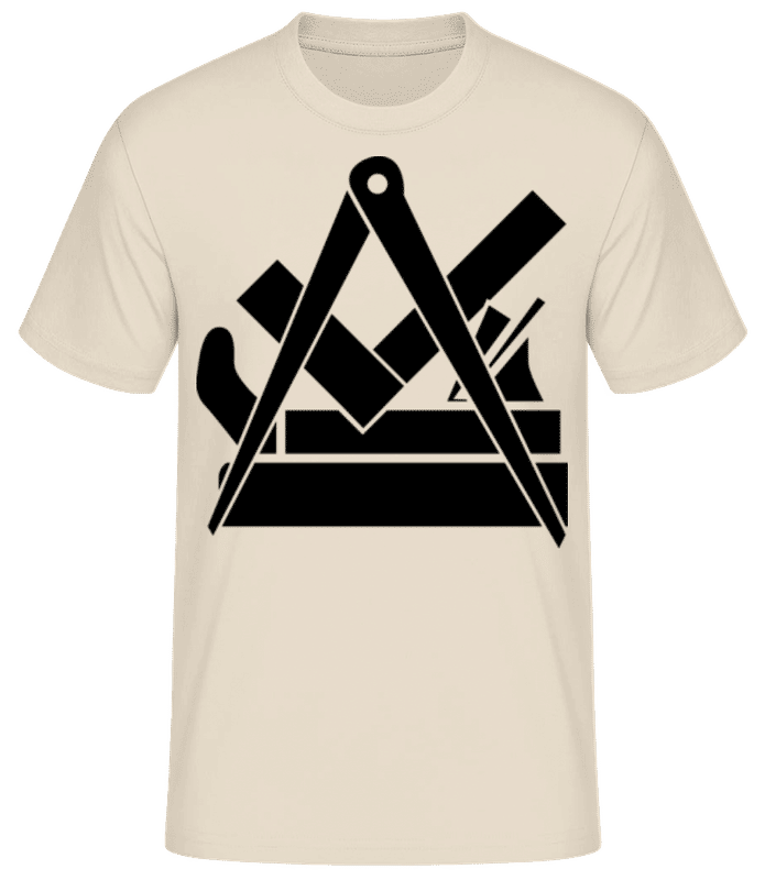 Preview: DIY Icon 1 - Men's Basic T-Shirt - Cream - Front