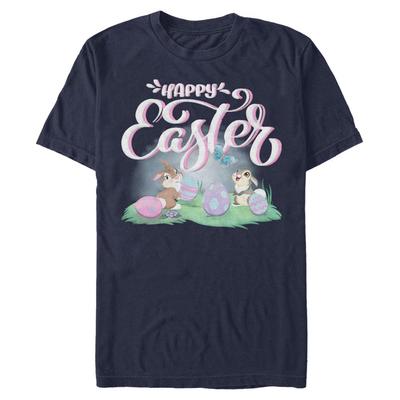 Disney - Bambi - Skupina Easter Thumper - Homme T-shirt - Bleu marine - Devant