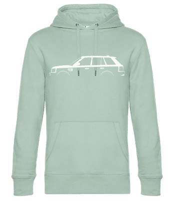 'Range Rover Sport (2005)' Silhouette - Sweat à capuche standard homme - Menthe verte - Devant