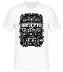 Man Nennt Mich Thomas · Männer Basic T-Shirt