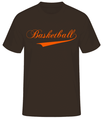 Basketball Stroke - Camiseta para hombre B&C - Marrón - delante