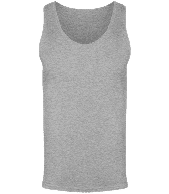 Männer Tank Top Gildan - Grau meliert - Vorne