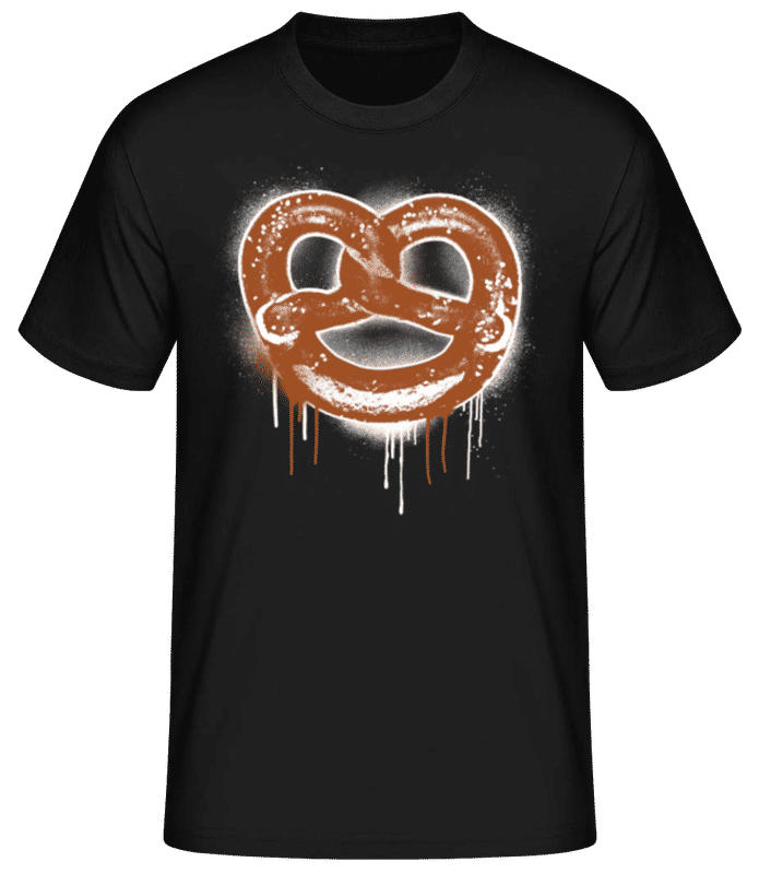 Vorschau: Graffiti Breze - Männer Basic T-Shirt - Schwarz - Vorne