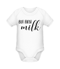 But First Milk Black · Body manches courtes bio