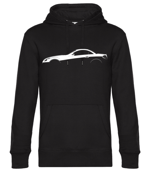Aperçu: 'Mercedes-Benz SLK 55 AMG Bl' Silhouette - Sweat à capuche premium Unisexe - Noir - Devant