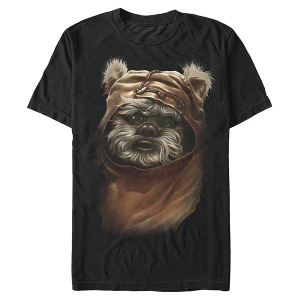 Aperçu: Star Wars - Ewoks - Homme T-shirt - Noir - Devant