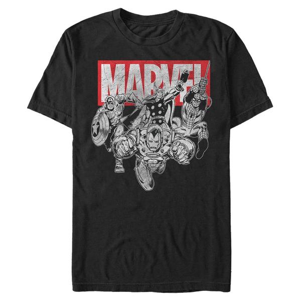 Marvel - Avengers - Photo de groupe IronMan Poses - Homme T-shirt