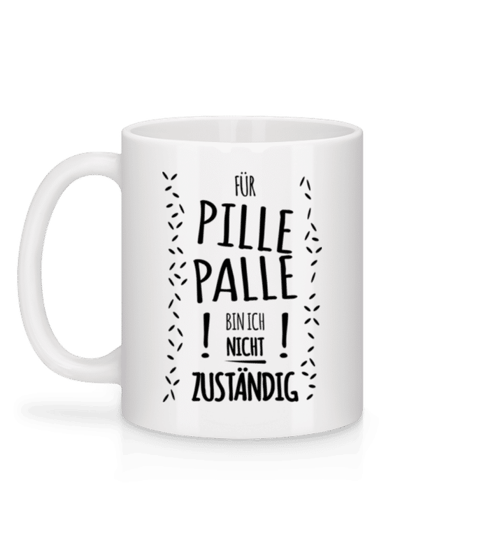 Vorschau: Pille Palle - Tasse - Weiß - Hinten
