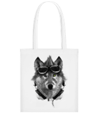 biker Vlk - Taška - Biela - Predné