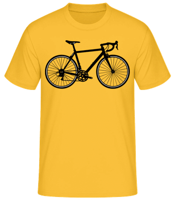 Racing Bike - Men's Basic T-Shirt - Golden yellow - Front