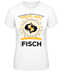 Sternzeichen Fische Orange · Frauen Basic T-Shirt