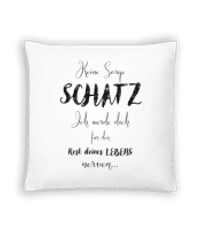 Nerven Für Das Restliche Leben - Kissen - Weiß - Vorne