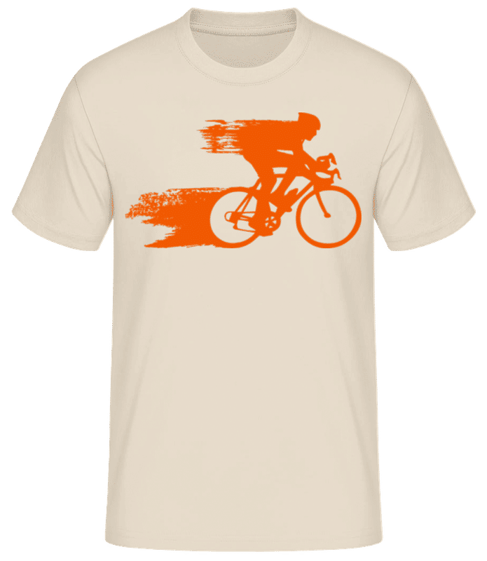 Preview: Cyclist - Men's Basic T-Shirt - Cream - Front