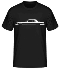 'Mercedes-Benz 350SLC C107' Silhouette · Men's Basic T-Shirt