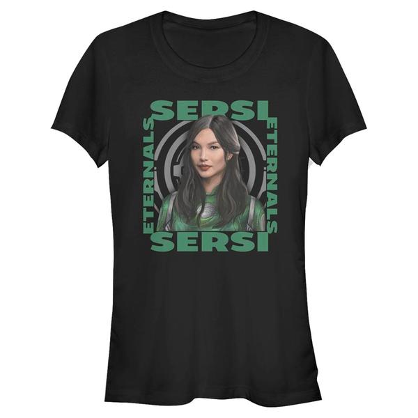 Aperçu: Marvel - Eternals - Sersi Hero Box - Femme T-shirt - Noir - Devant