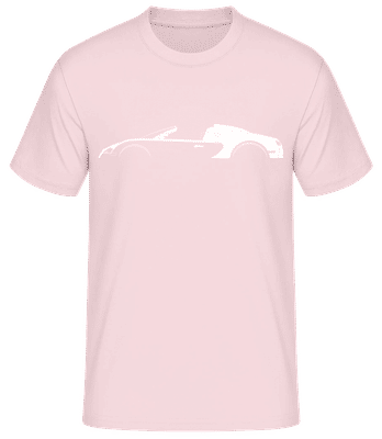 'Bugatti Veyron Grand Sport' Silhouette - T-shirt standard Homme - Rose - Devant