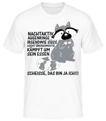 Nachtaktiver Waschbär · Männer T-Shirt B&C