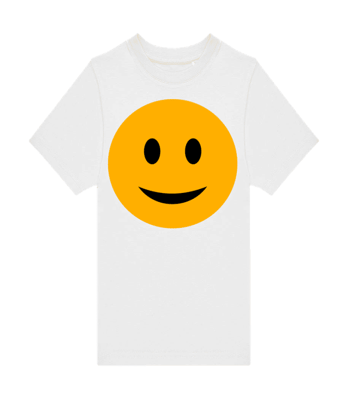 Náhľad: šťastný Smiley - Pánske tričko B&C - Biela - Predné