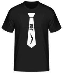 Krawatte JGA Stripperin · Männer Basic T-Shirt