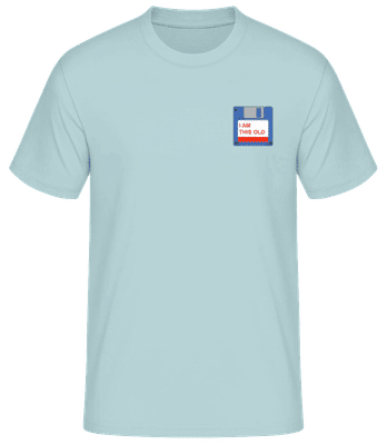 I'm This Old Floppy Disc - Camiseta para hombre B&C - Verde menta - delante