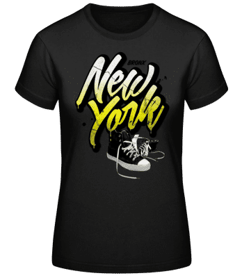 Bronx New York - T-shirt standard Femme - Noir - Devant