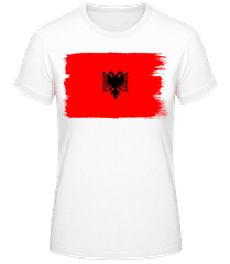 Albánska Vlajka · Dámske basic tričko