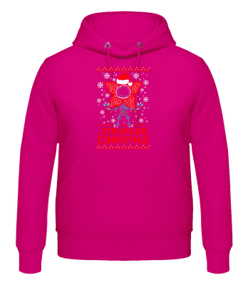Ugly Stranger Christmas - Pánska mikina - Fuchsia - Predné