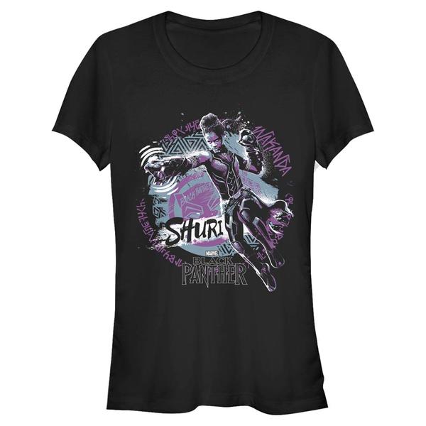 Aperçu: Marvel - Black Panther - Shuri Jump Night - Femme T-shirt - Noir - Devant