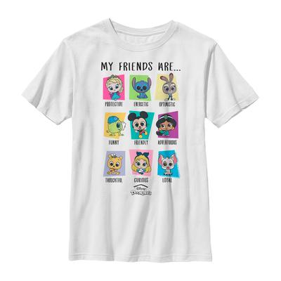 Disney - Doorables - Skupina Yearbook - Enfant T-shirt - Blanc - Devant