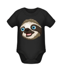 Cute Sloth - Body ecológico para bebé - Negro - delante