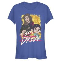 Disney - Wreck-It Ralph - Vanellope & Shank Shank and Vanellope - Women's T-Shirt - Royal blue - Front