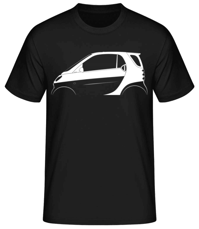 Preview: 'Smart Fortwo (W450)' Silhouette - Men's Basic T-Shirt - Black - Front