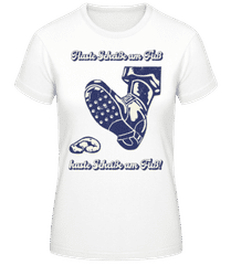 Scheiße Am Fuß · Frauen Basic T-Shirt