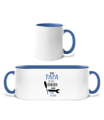 Wenn Papa Nicht Reparieren Kann 4 · Tasse zweifarbig