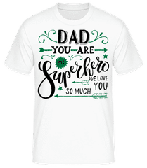 Dad You Are My Superhero Green · Men's Basic T-Shirt