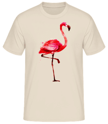 Flamingo 1 - Camiseta básica para hombre - Crema - delante