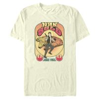 Star Wars - Han Solo Psychadelic - Hombres Camiseta - Crema - delante