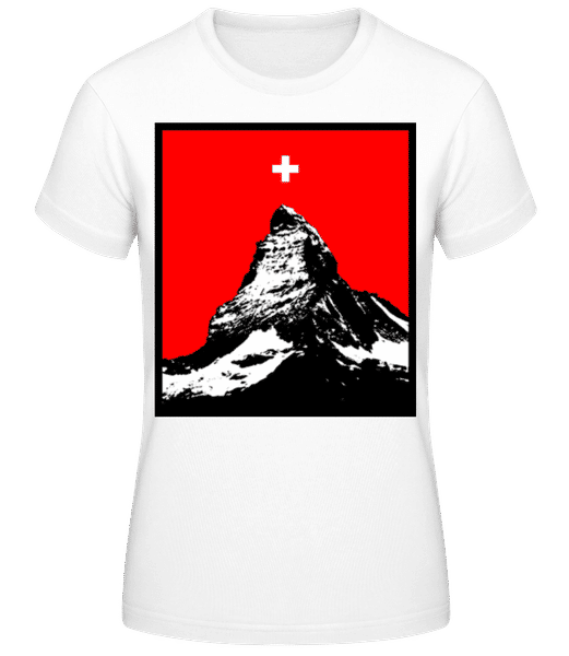 Aperçu: Matterhorn - T-shirt standard Femme - Blanc - Devant