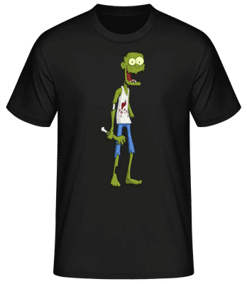 Zombie Avec Un Bras - T-shirt standard Homme - Noir - Devant